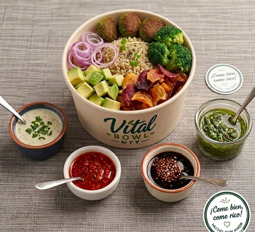Poke Vegano de Vital Bowl MTY