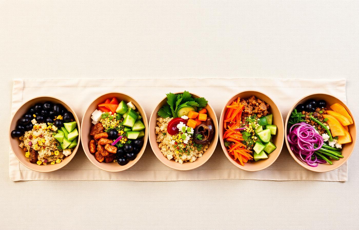 Plan semanal de poke bowls saludables de Vital Bowl MTY